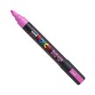 4902778198070-Posca - Marqueur peinture pointe moyenne - rose fluo--0