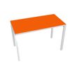 3660141251869-Bureau compact EASYDESK - L114 x P60 cm - Orange--0