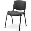 0404051443395-Lot de 4 chaises VISITEUR - gris--1