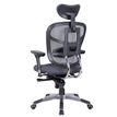 3760185027717-Fauteuil de bureau TECKNET - accoudoirs réglables - appuie-tête réglable - Gris--6