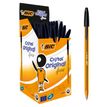 3086123134485-BIC Cristal Fine - 50 Stylos à bille - noir--0