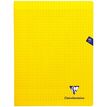 3329683433613-Clairefontaine Mimesys - Cahier polypro 24 x 32 cm - 96 pages - grands carreaux (Seyes) - jaune--0