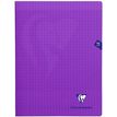 3329683733614-Clairefontaine Mimesys - Cahier polypro 24 x 32 cm - 96 pages - grands carreaux (Seyes) - violet--0