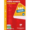 3329680479119-Clairefontaine - copies doubles - 440 pages - A4 - grands carreaux (Seyes) - perforées--0