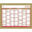 3371017525365-Quo Vadis - Calendrier bancaire 7 mois par face - 33 x 43 cm - or--0