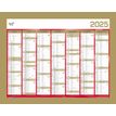 3371017525365-Quo Vadis - Calendrier bancaire 7 mois par face - 33 x 43 cm - or--1