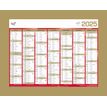 3371017525372-Quo Vadis - Calendrier bancaire 7 mois par face - 21 x 27 cm - or--1