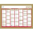 3371017525389-Quo Vadis - Calendrier bancaire 7 mois par face - 40,5 x 55 cm - or--0