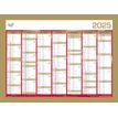 3371017525389-Quo Vadis - Calendrier bancaire 7 mois par face - 40,5 x 55 cm - or--1