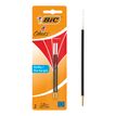 3086123397699-BIC 4 Couleurs - 2 Recharges pour stylo à bille - rouge - 0.32 mm--0