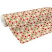 3329682238004-Clairefontaine - Papier cadeau kraft - 70 cm x 50 m - 60 g/m² - pois rouge/blanc/or--0