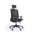 3760185028615-Fauteuil de bureau SCOTT - accoudoirs réglables - appuie-tête réglable - noir--2