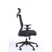 3760185028615-Fauteuil de bureau SCOTT - accoudoirs réglables - appuie-tête réglable - noir--3