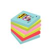 0076308499419-Post-it - 6 Blocs notes de 90 feuilles Super Sticky Miami - couleurs assorties - 76 x 76 mm--0