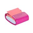 0400794230735-Post-it - Dévidoir fuschia Z-Notes - + 1 bloc Super Sticky - vert néon--0