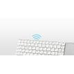 6940056162014-Rapoo E2710 - clavier sans fil Azerty - ultra plat et touchpad - blanc--2