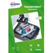 4004182025031-Avery - Films transparents pour rétroprojecteur - A4 - 15 feuilles - impression jet d'encre--0