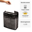 0043859728510-Fellowes Powershred M-7CM - destructeur de documents coupe croisée  - 7 feuilles - Corbeille 13 litres trans--2