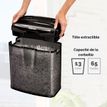 0043859728510-Fellowes Powershred M-7CM - destructeur de documents coupe croisée  - 7 feuilles - Corbeille 13 litres trans--3