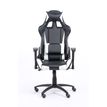 3760185029001-Fauteuil gamer SPORTING - accoudoirs réglables - noir et blanc--2