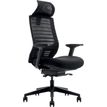 3700339882748-Fauteuil de bureau JACK - accoudoirs réglables - appuie-tête réglable - noir--1