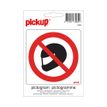 8711234339690-Pickup - Pictogramme - Casque interdit - 100 x 100 mm--0