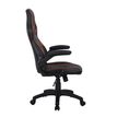 3700339883356-Fauteuil gamer RACER SPEED - accoudoirs rabattables - noir et camel--3