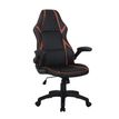 3700339883356-Fauteuil gamer RACER SPEED - accoudoirs rabattables - noir et camel--1