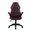 3700339883370-Fauteuil gamer RACER SPEED - accoudoirs rabattables - noir et rouge--2