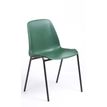 3701338800078-Chaise CHARLOTTE - pieds noirs sans accroche - vert--0