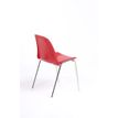 3701338800313-Chaise CHARLOTTE - pieds chromés sans accroche - rouge--2