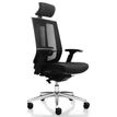 3700339883585-Fauteuil de bureau SHADE - accoudoirs réglables - appuie-tête réglable - noir--1