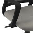 3397702203172-Fauteuil de bureau ICEBERG - accoudoirs fixes - patins et roulettes fournis - noir et gris--6