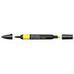 0884955069103-ProMarker - Marqueur double pointe - jaune néon lumineux--0