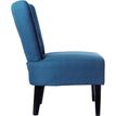 3660141230345-Fauteuil d'accueil BRIGHTON - Piétement en hêtre massif coloris noir - tissu bleu--1