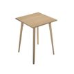 2012349512272-Table haute - 80 x 80 x 105 cm - Pieds bois - Chêne--0