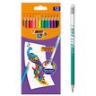 3086123570894-BIC Kids Evolution Illusion - 12 Crayons de couleur effaçables--0