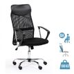 3701338801709-Fauteuil de bureau OMAHA - accoudoirs fixes - noir--0