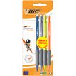 3086123504080-BIC Matic Fun - Pack de 4 porte mines format spécial - HB - 0,7 mm - couleurs assorties--0