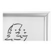 9002493104785-Exacompta Office cadre - Cadre mural clipsable pour A4 - aluminium/cristal-Gros plan-7