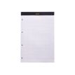 3037922010098-Rhodia Basics - Bloc notes - A4 + - 160 pages - grands carreaux - 80g - noir-Avant-1