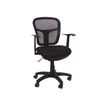 3760185020077-Fauteuil de bureau PHOENIX - accoudoirs fixes - noir-Angle gauche-1