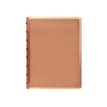 5015142263256-Filofax Saffiano - Carnet de notes à spirale A5 - or rose métallisé-Avant-0