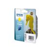 0400013104847-Epson T0484 Hippocampe - jaune - cartouche d'encre originale-Angle droit-1