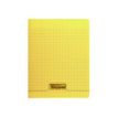 3210330181240-Calligraphe 8000 - Cahier polypro 17 x 22 cm - 96 pages - grands carreaux (Seyes) - jaune-Avant-0