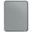 0400000080062-Nobo - Tableau couleur argenté Slimline en acier laqué - 360 x 280 mm--0