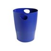 9002493037052-Exacompta Ecobin - Corbeille à papier 15L - bleu nuit-Angle droit-0