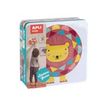 8410782145905-Apli Kids - Boîte métallique jeu de gommettes - lion-Angle gauche-0