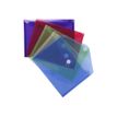 3130630567202-Exacompta - 5 Pochettes enveloppes à scratch - A5 - pour 90 feuilles - couleurs assorties-Avant-0