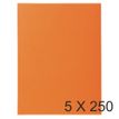 3288588501073-Exacompta Super 60 - 5 Paquets de 250 Sous-chemises - 60 gr - orange--0